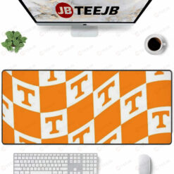 Tennessee Vols Checkered Flag Waving American Sports Teams Mouse Pad