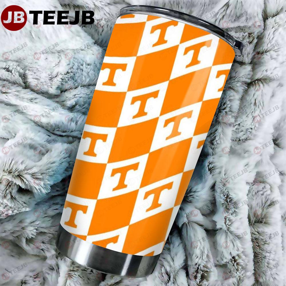 Tennessee Vols Checkered Flag Waving American Sports Teams TeeJB Tumbler