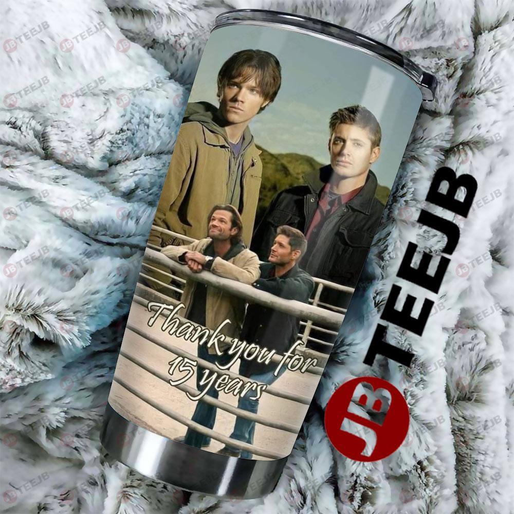 Thank You For 15 Years Supernatural Halloween TeeJB Tumbler