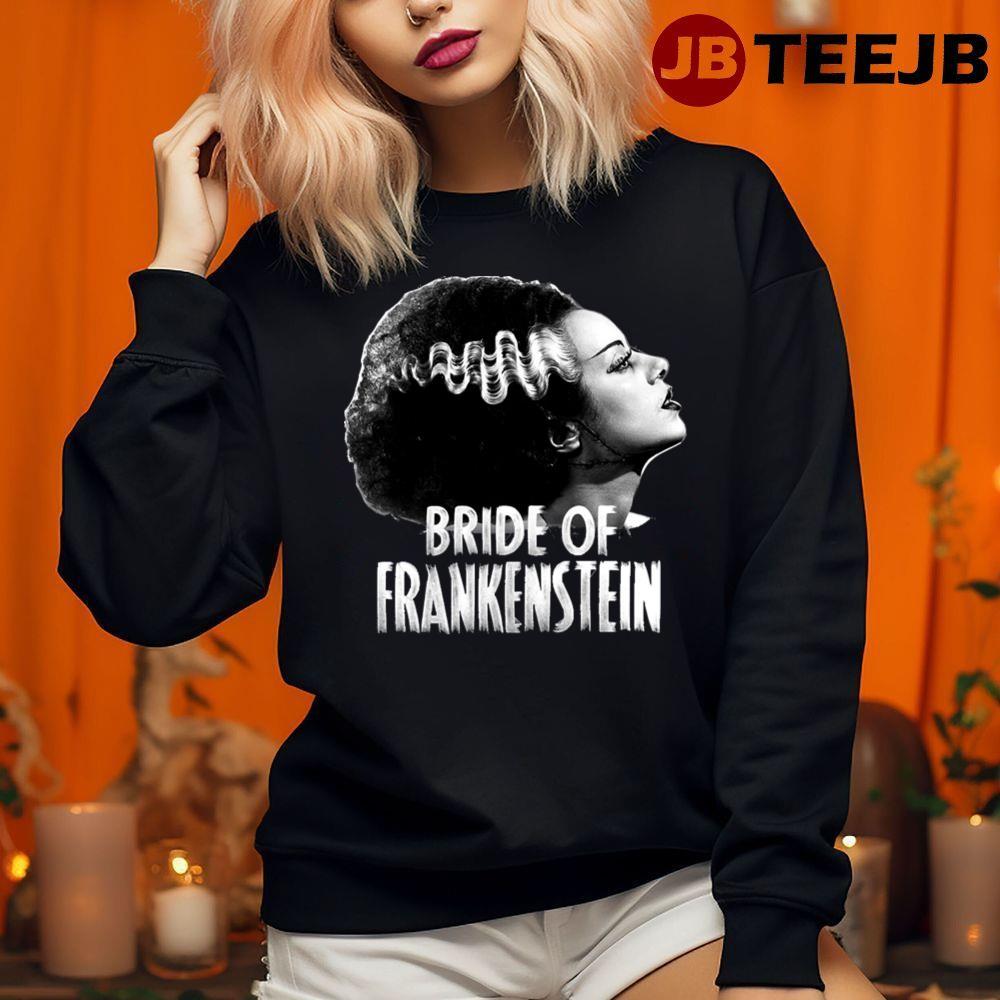 The Bride Frankenstein Happy Halloween TeeJB Unisex Sweatshirt