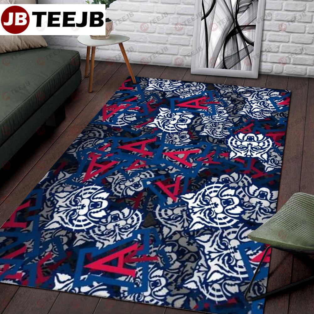 University Of Arizona 24 American Sports Teams TeeJB Rug Rectangle