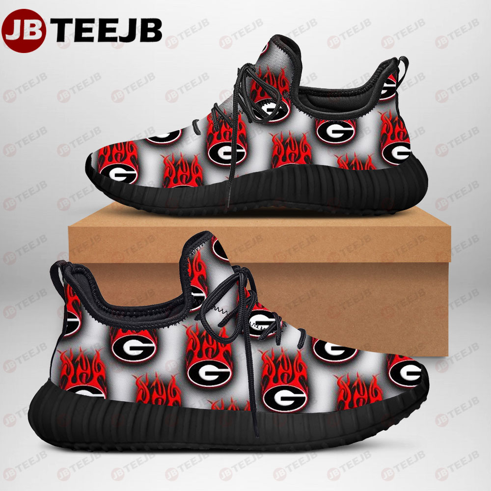 University Of Georgia On Fire American Sports Teams Lightweight Reze Shoes