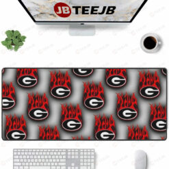 University Of Georgia On Fire American Sports Teams Mouse Pad