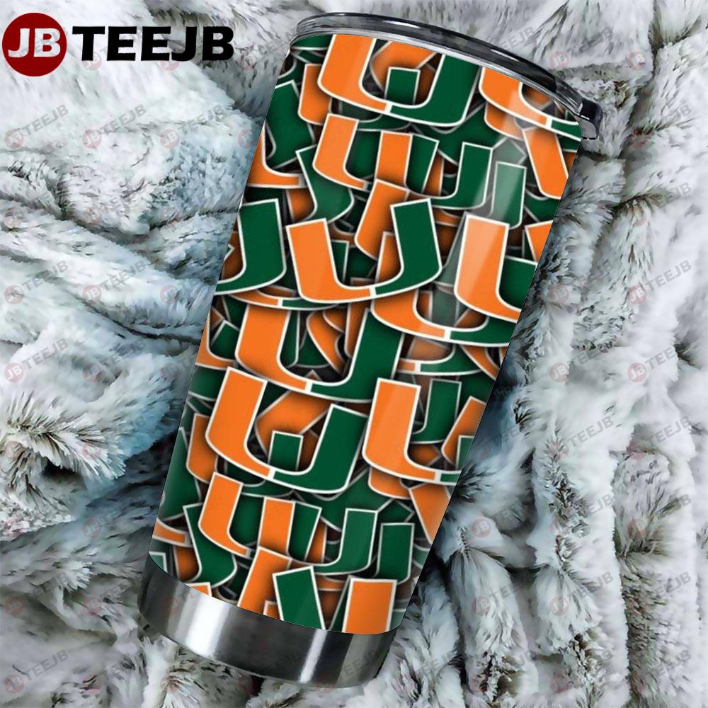 University Of Miami Hurricanes 22 American Sports Teams TeeJB Tumbler