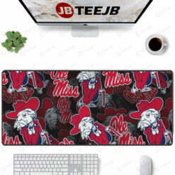 University Of Mississippi Ole Miss 23 American Sports Teams Mouse Pad