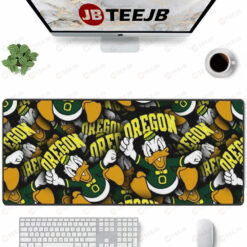 University Of Oregon Ducks 22 American Sports Teams Mouse Pad