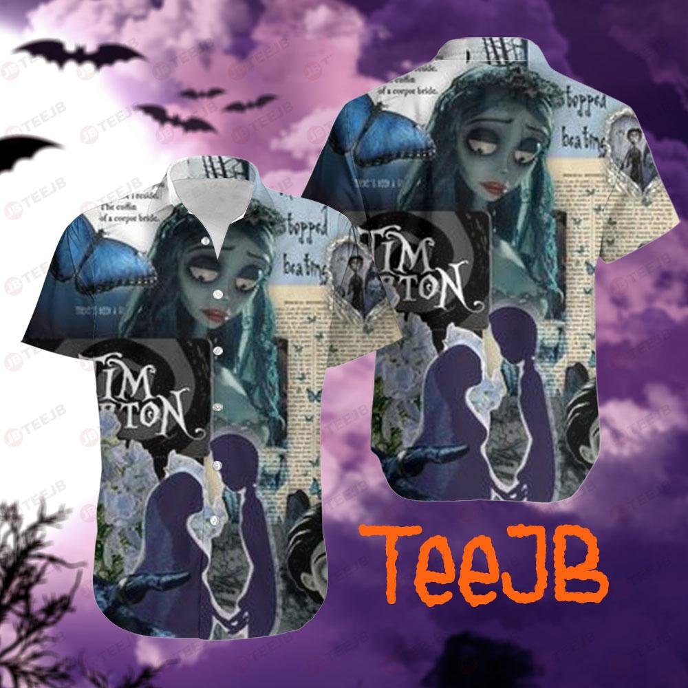 Vintage Design Corpse Bride Halloween TeeJB Hawaii Shirt