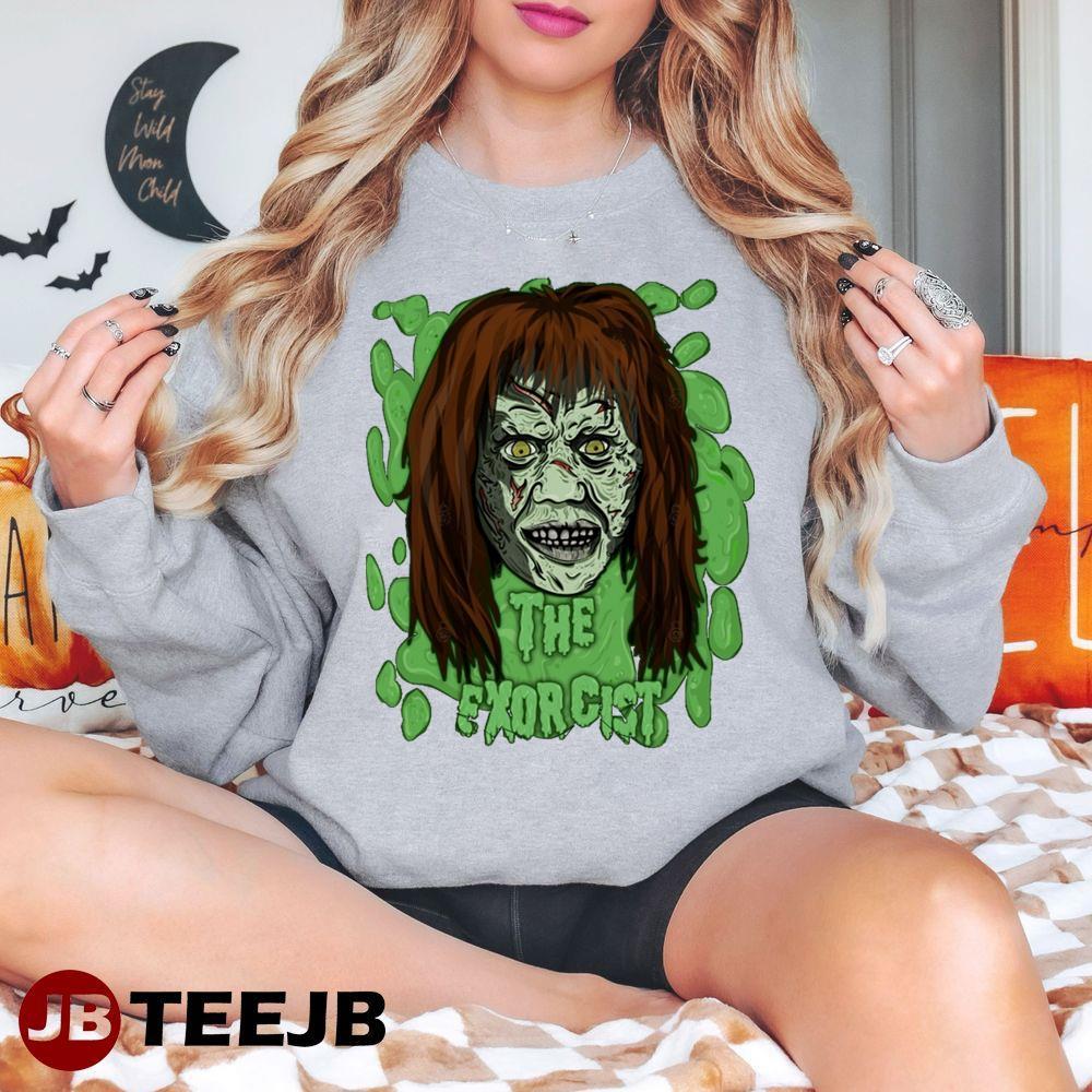 Vomit The Exorcist Happy Halloween TeeJB Unisex Sweatshirt