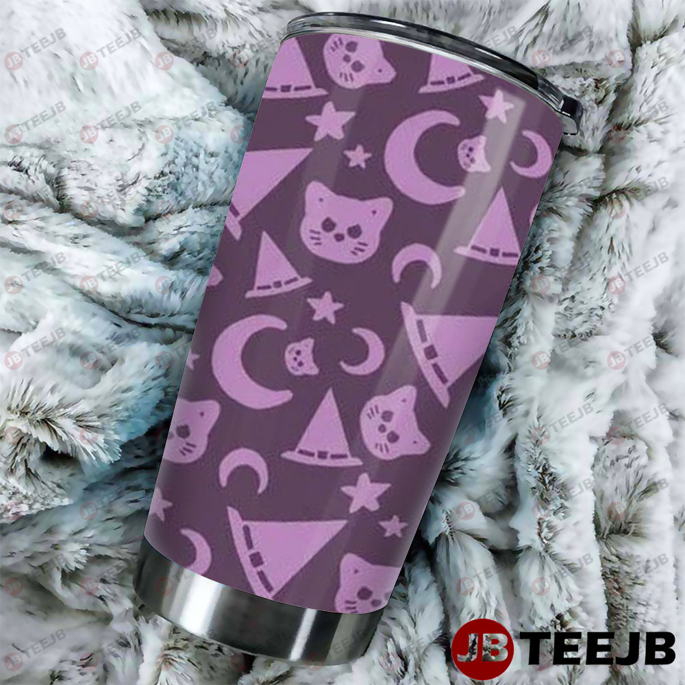 Witch Hats Halloween Pattern 310 Tumbler