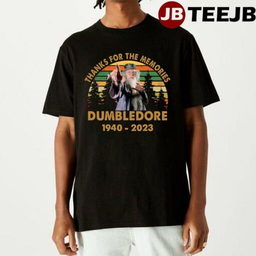 Thank You For The Memories Dumbledore 1940 2023 TeeJB Unisex T-Shirt