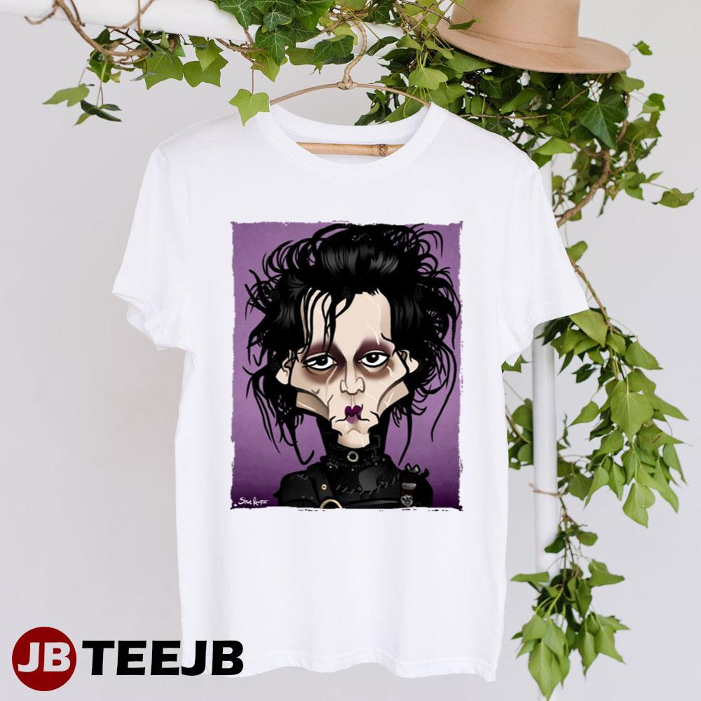 Angry Edward Scissorhands Halloween TeeJB Unisex T-Shirt