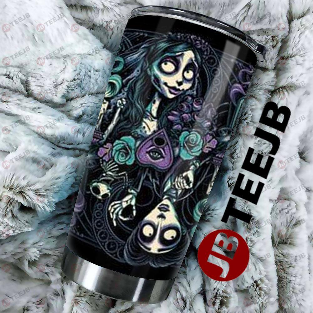 Art Couple Corpse Bride Halloween TeeJB Tumbler