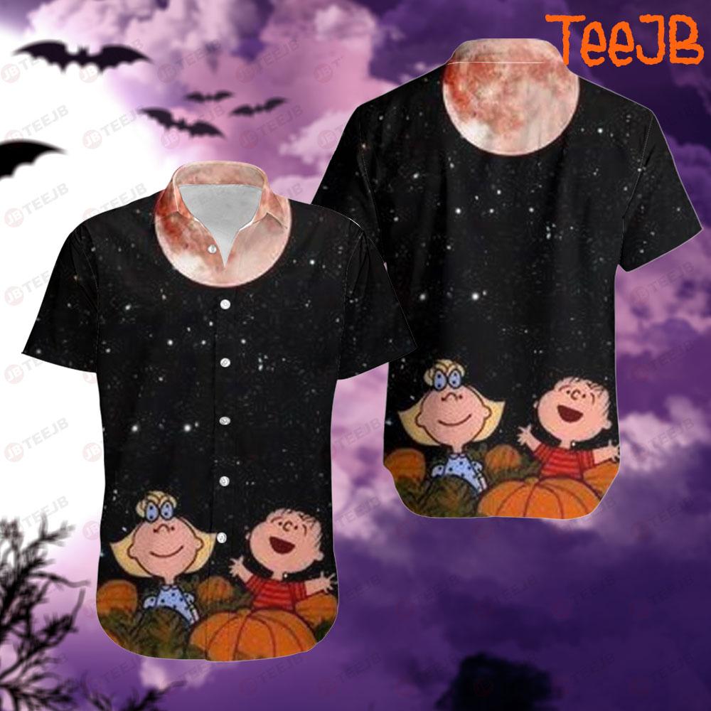 Beautiful Night It’s The Great Pumpkin Charlie Brown Halloween TeeJB Hawaii Shirt