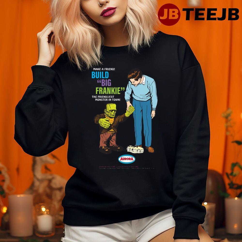 Big Frankie Comic Book Ad Dark Frankenstein Halloween TeeJB Unisex T-Shirt