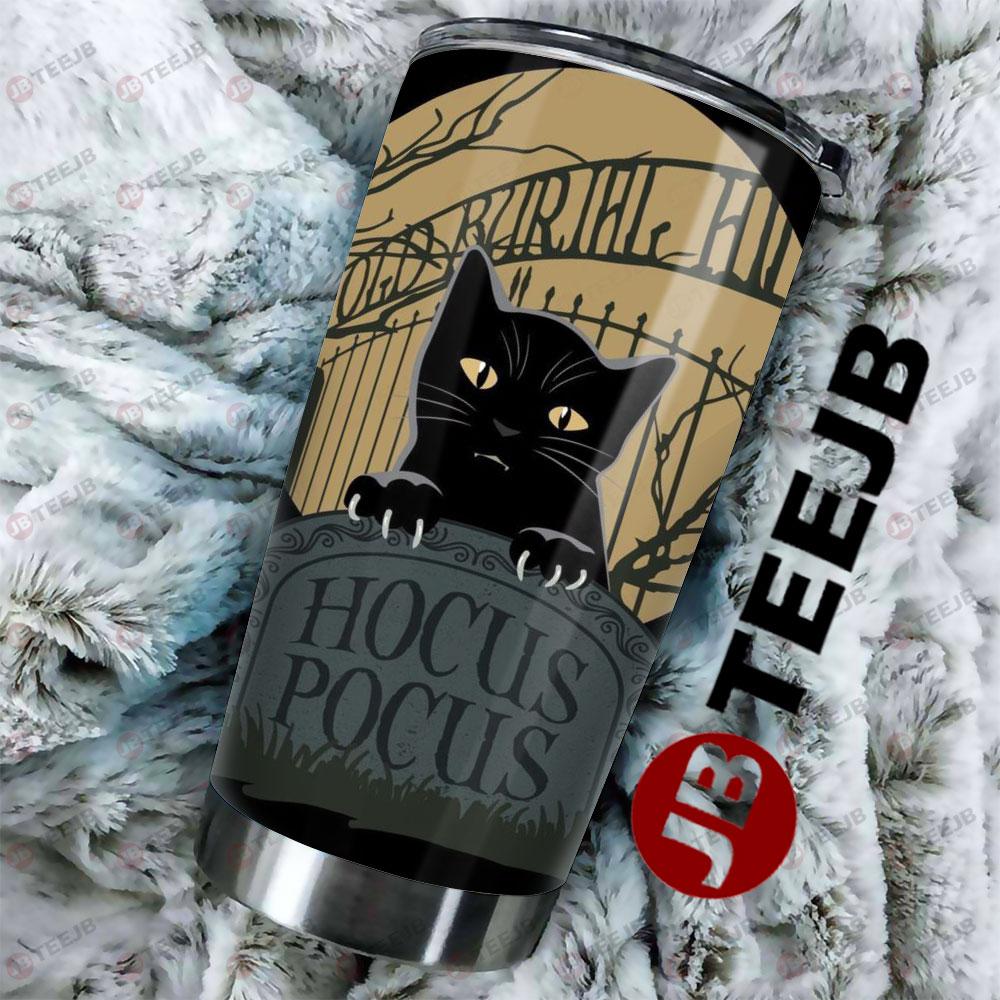 Black Cat Hill Hocus Pocus Halloween TeeJB Tumbler