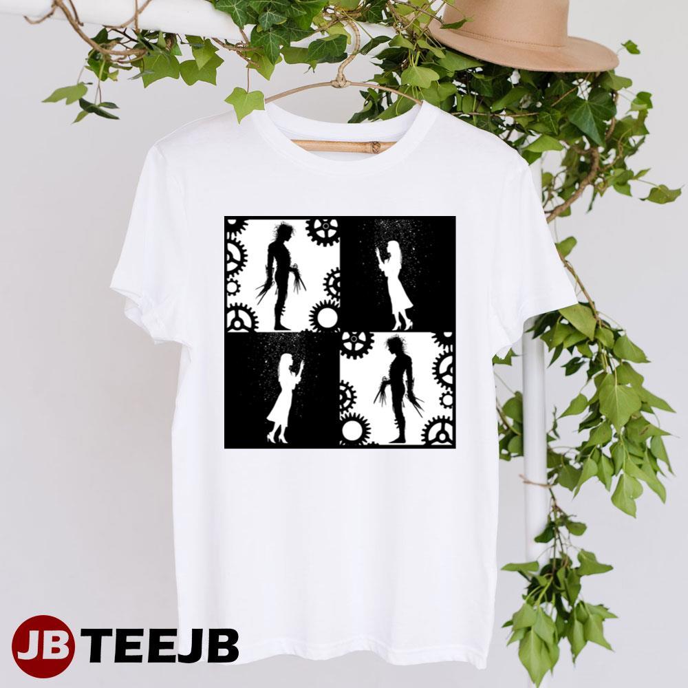 Black Square Edward Scissorhands Halloween TeeJB Unisex T-Shirt