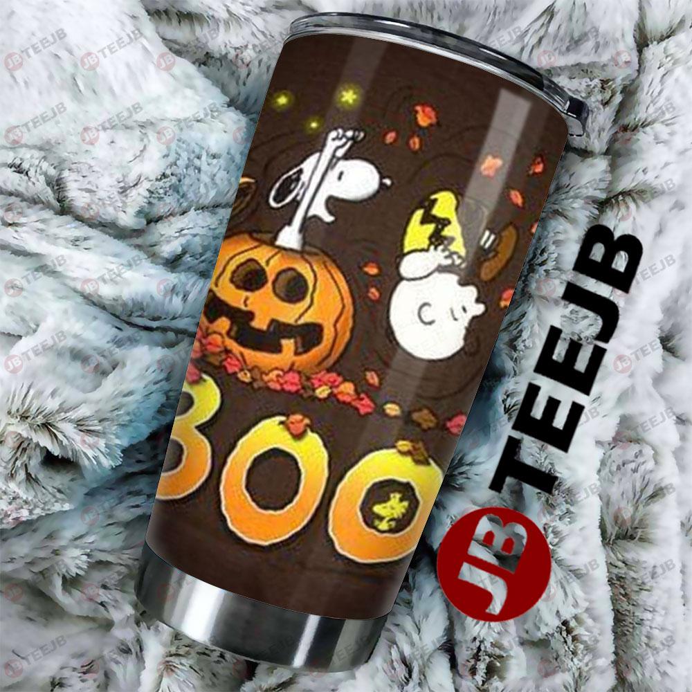 Boo Light It’s The Great Pumpkin Charlie Brown Halloween TeeJB Tumbler