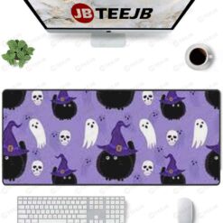 Cats Boos Halloween Pattern 054 TeeJB Mouse Pad