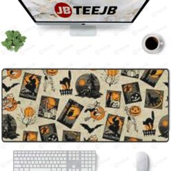 Cats Halloween Pattern 144 TeeJB Mouse Pad