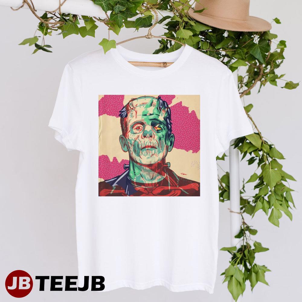 Color Anime Frankenstein Halloween TeeJB Unisex T-Shirt