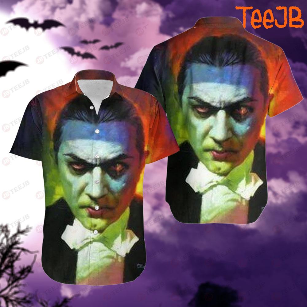 Color Movie Dracula Halloween TeeJB Hawaii Shirt