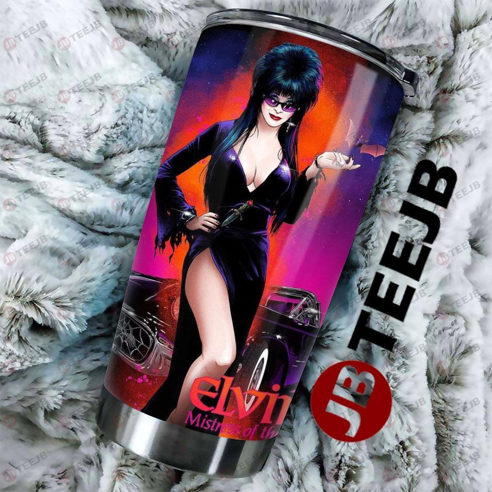 Cool Elvira Mistress Of The Dark Halloween TeeJB Tumbler