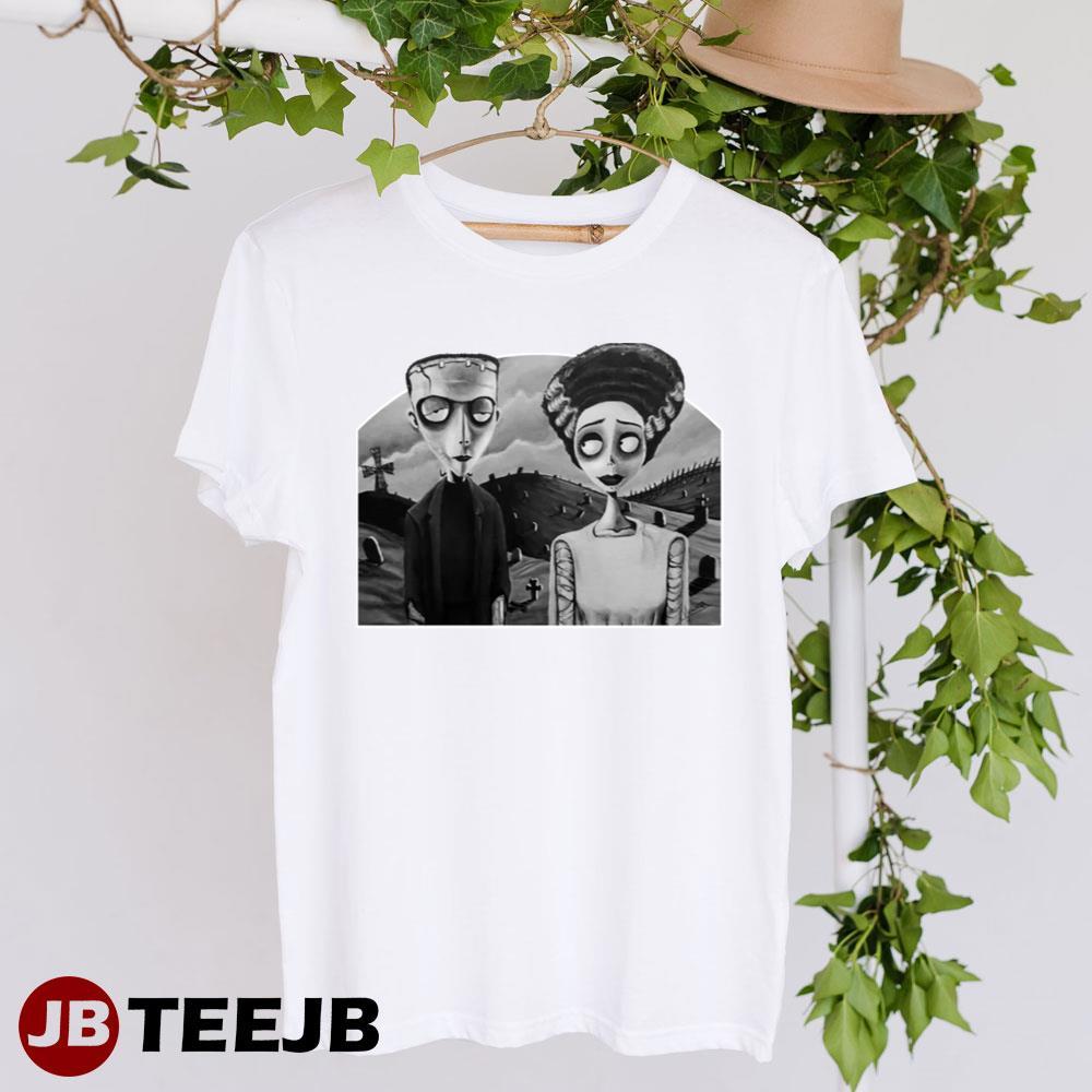 Corpse Bride Of Frankenstein Halloween TeeJB Unisex T-Shirt