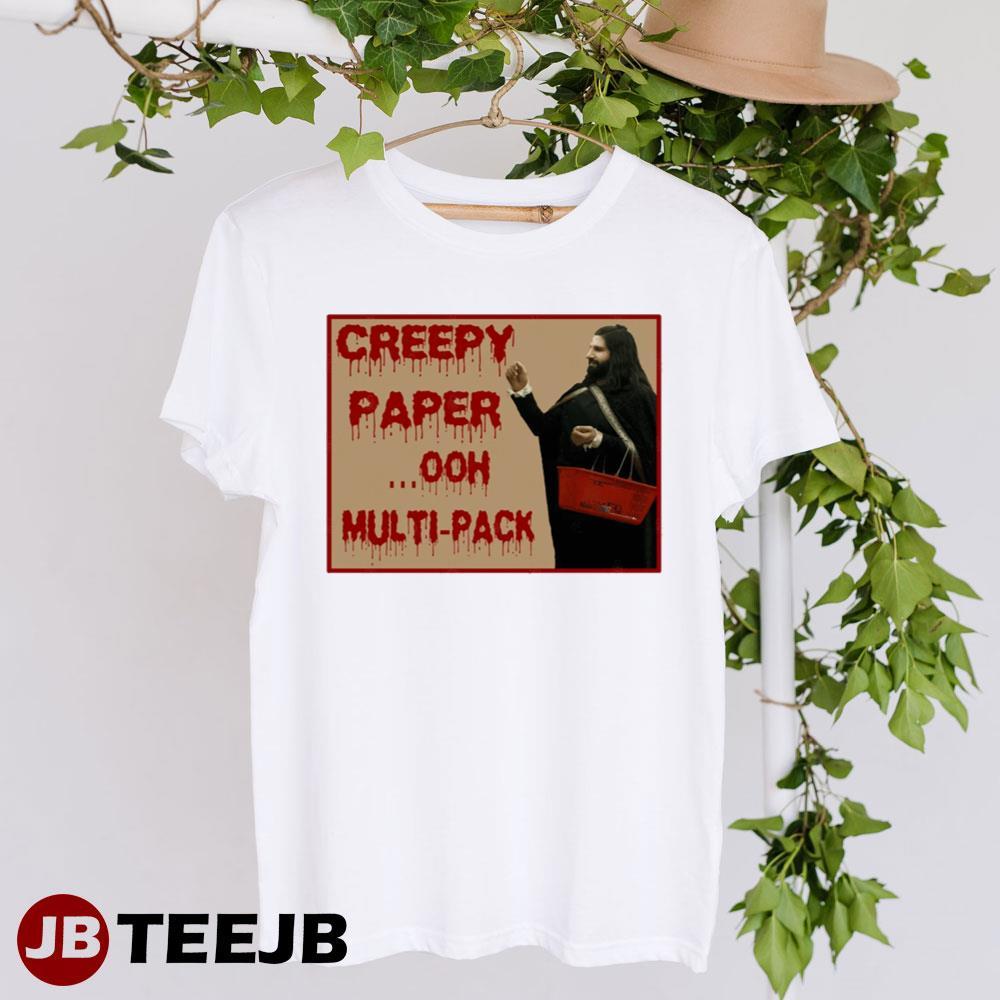 Creepy Paper What We Do In The Shadowns Halloween TeeJB Unisex T-Shirt