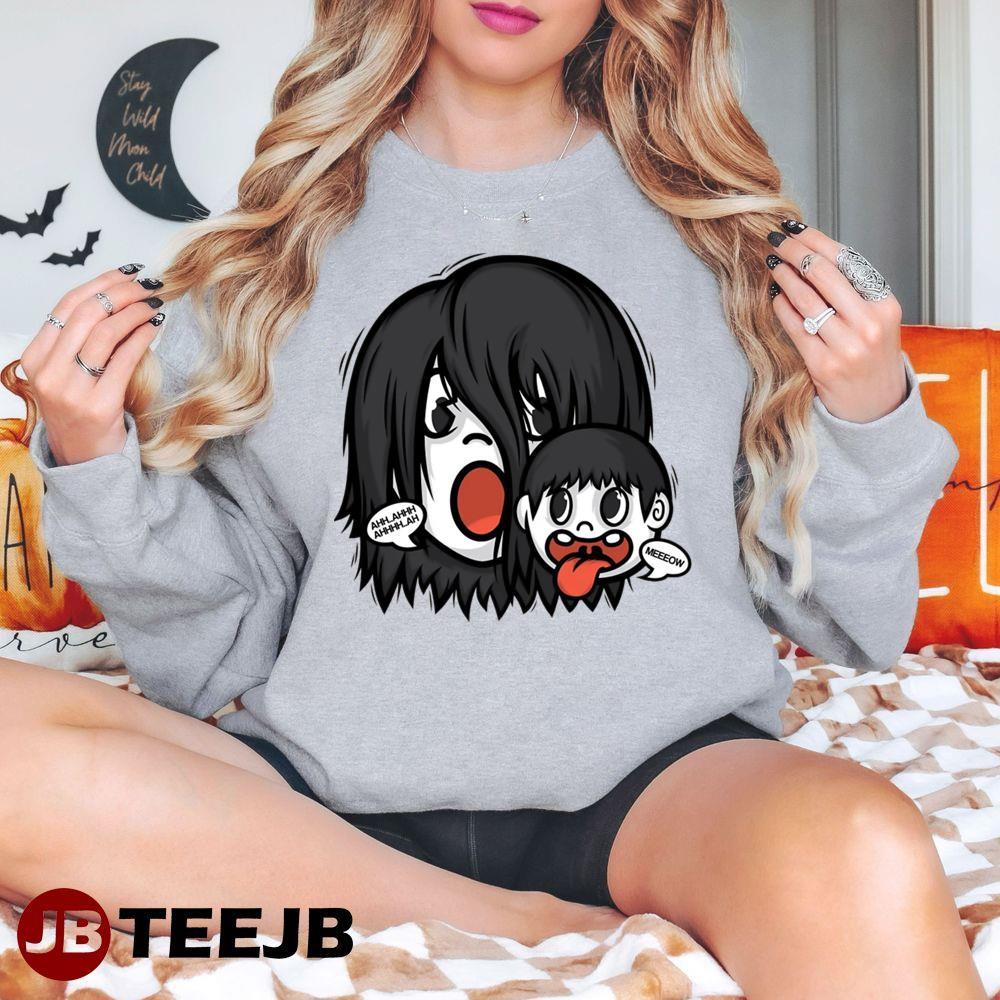 Cute Head Saeki Kayako Halloween TeeJB Unisex Sweatshirt