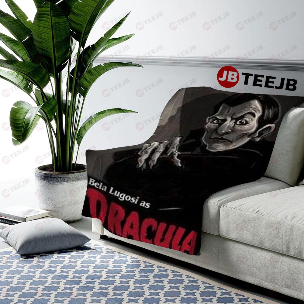 Dark Style Lugosi Dracula Halloween TeeJB US Cozy Blanket