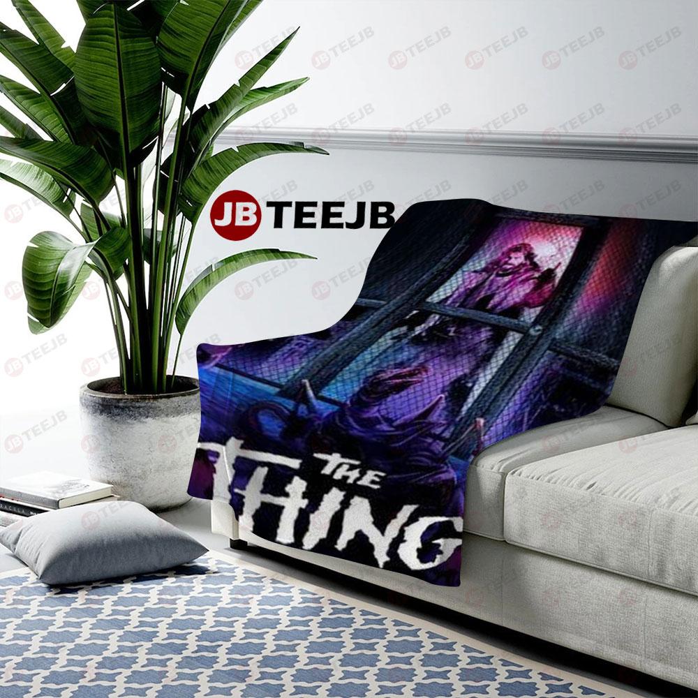 Dark Style Macready The Thing Halloween TeeJB US Cozy Blanket