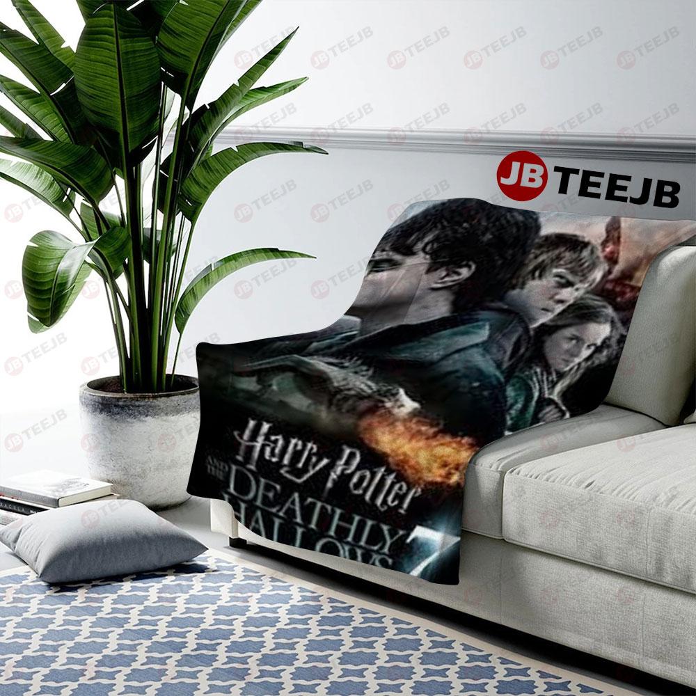 Deathly Hallows Harry Potter And The Prisoner Of Azkaban Halloween TeeJB US Cozy Blanket