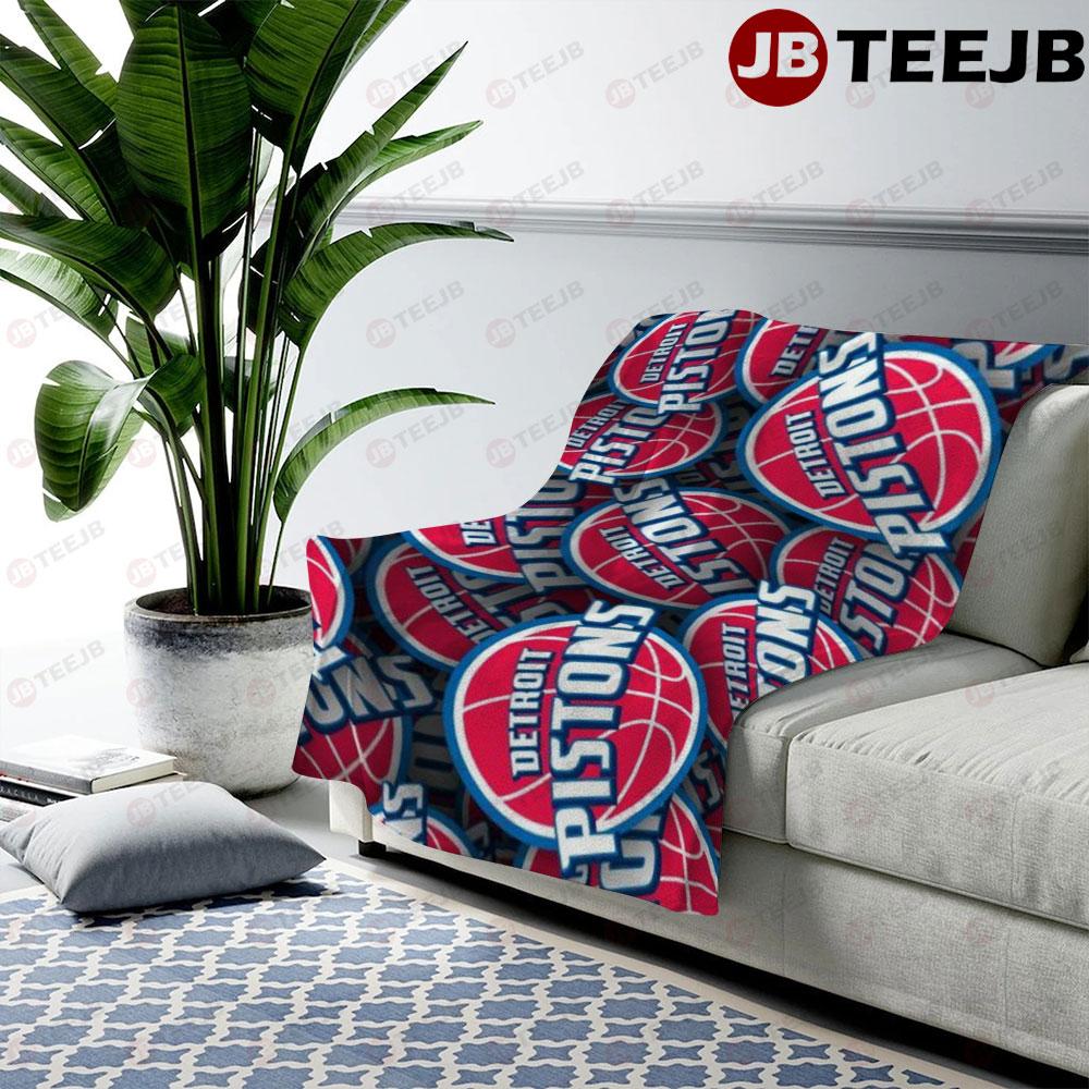 Detroit Pistons 22 American Sports Teams TeeJB US Cozy Blanket