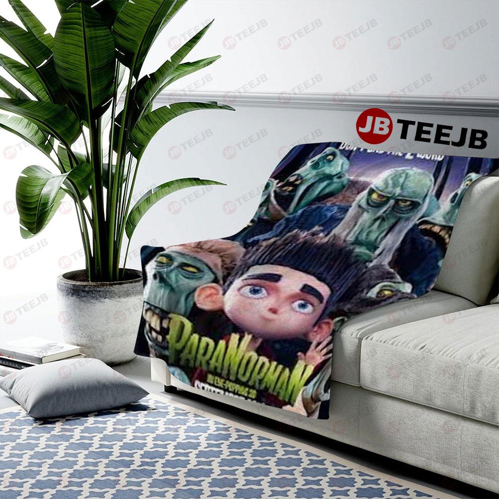 Don’t Say The Z Word Paranorman Halloween TeeJB US Cozy Blanket