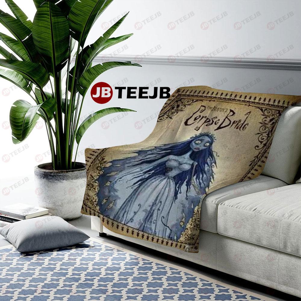 Emily The Corpse Bride Halloween TeeJB US Cozy Blanket