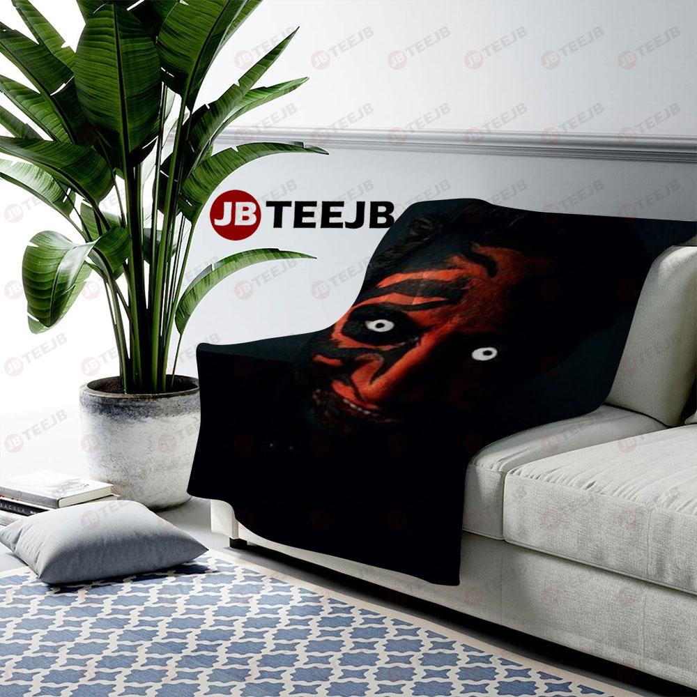 Face Of Red Devil Insidious Halloween TeeJB US Cozy Blanket