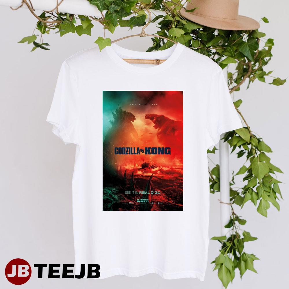 Godzilla Vs Kong Millie Bobby Brown Alexander Skarsgard Movie TeeJB Unisex T-Shirt