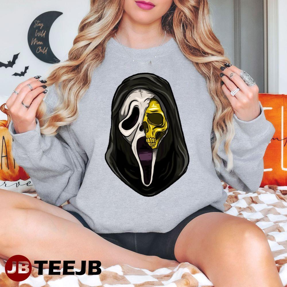 Gold Ghostface Halloween TeeJB Unisex T-Shirt