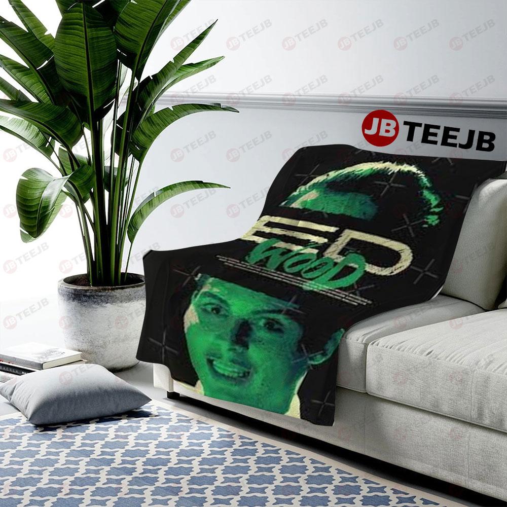 Green Johnny Deep Ed Wood Halloween TeeJB US Cozy Blanket