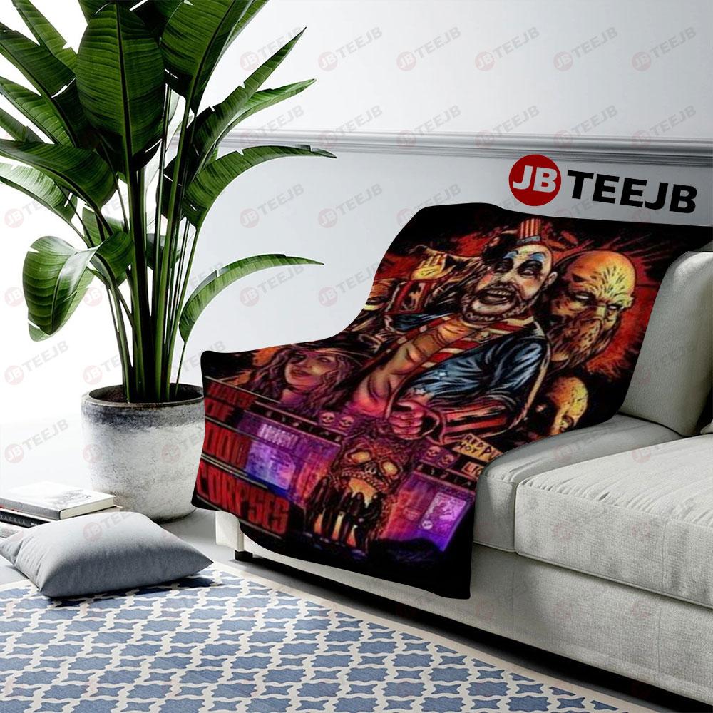 Halloween Movie House Of 1000 Corpses TeeJB US Cozy Blanket