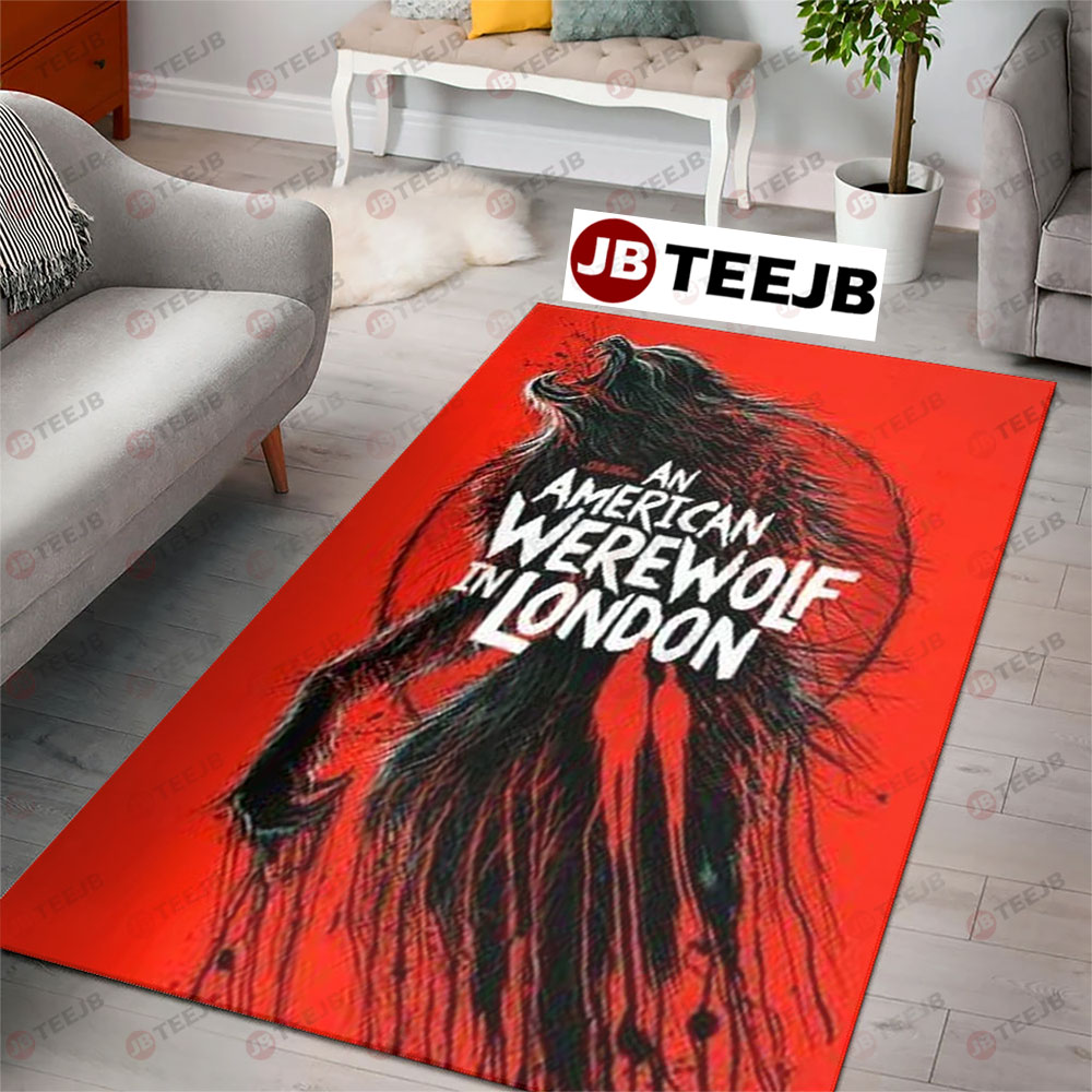 Halloween Wolf An American Werewolf In London TeeJB Rug Rectangle