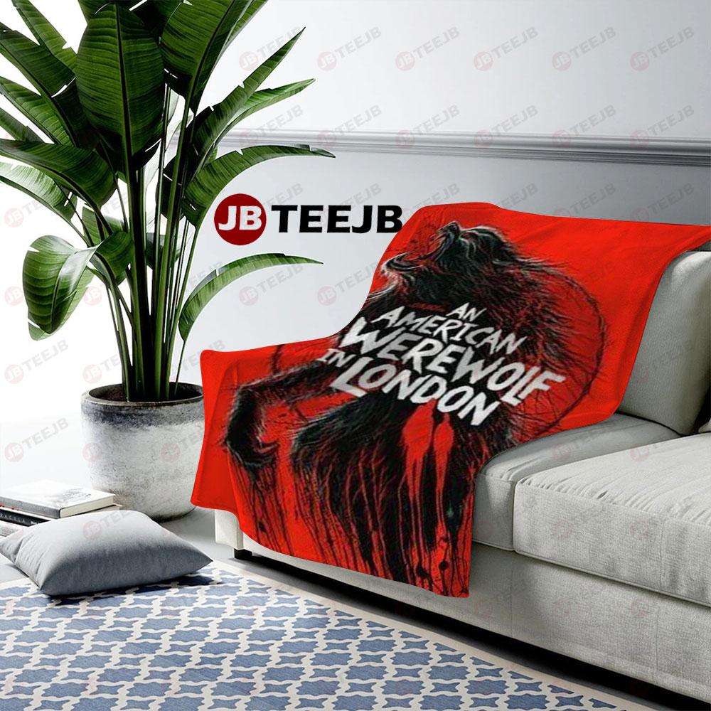 Halloween Wolf An American Werewolf In London TeeJB US Cozy Blanket