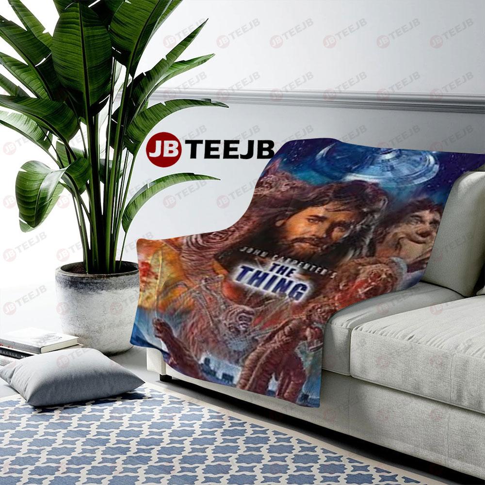 Handsome Macready The Thing Halloween TeeJB US Cozy Blanket