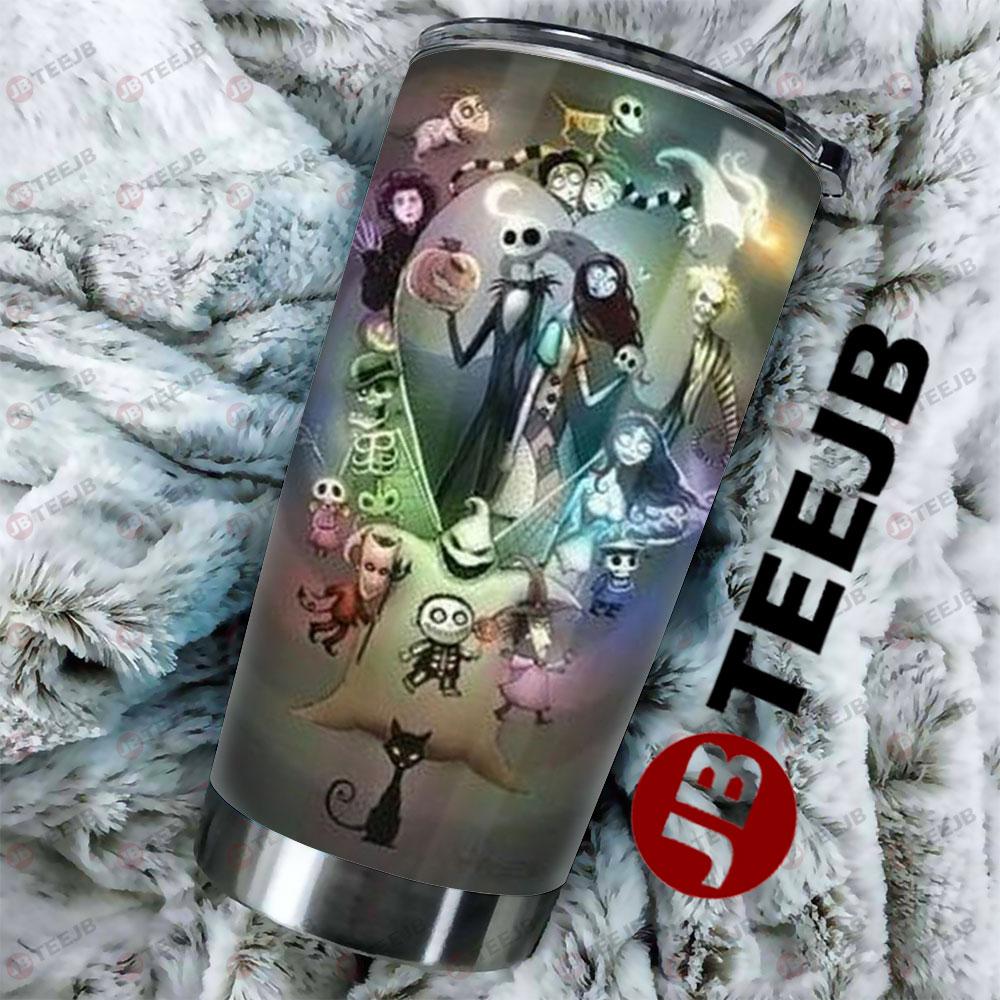 Heart Color The Nightmare Before Christmas Movie Halloween TeeJB Tumbler