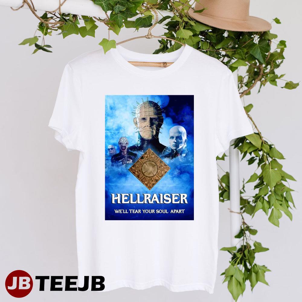 Hellraiser We’ll Tear Your Soul Apart Pin Head Halloween TeeJB Unisex T-Shirt