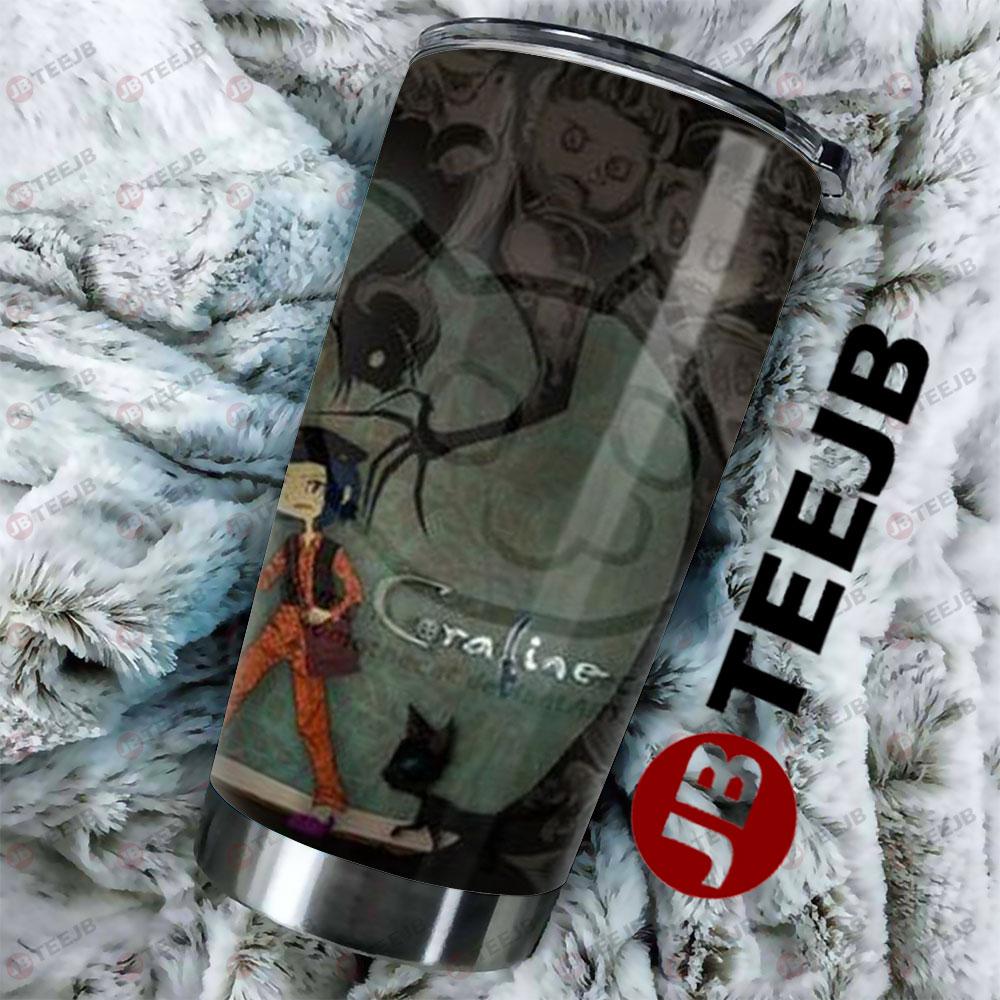 Horror Coraline Jones Halloween TeeJB Tumbler