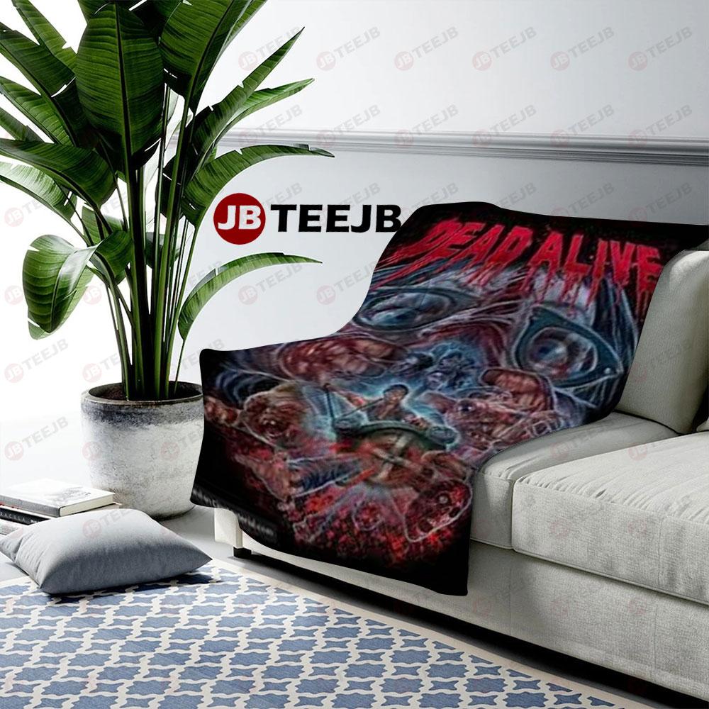 Horror Dead Alive Halloween TeeJB US Cozy Blanket