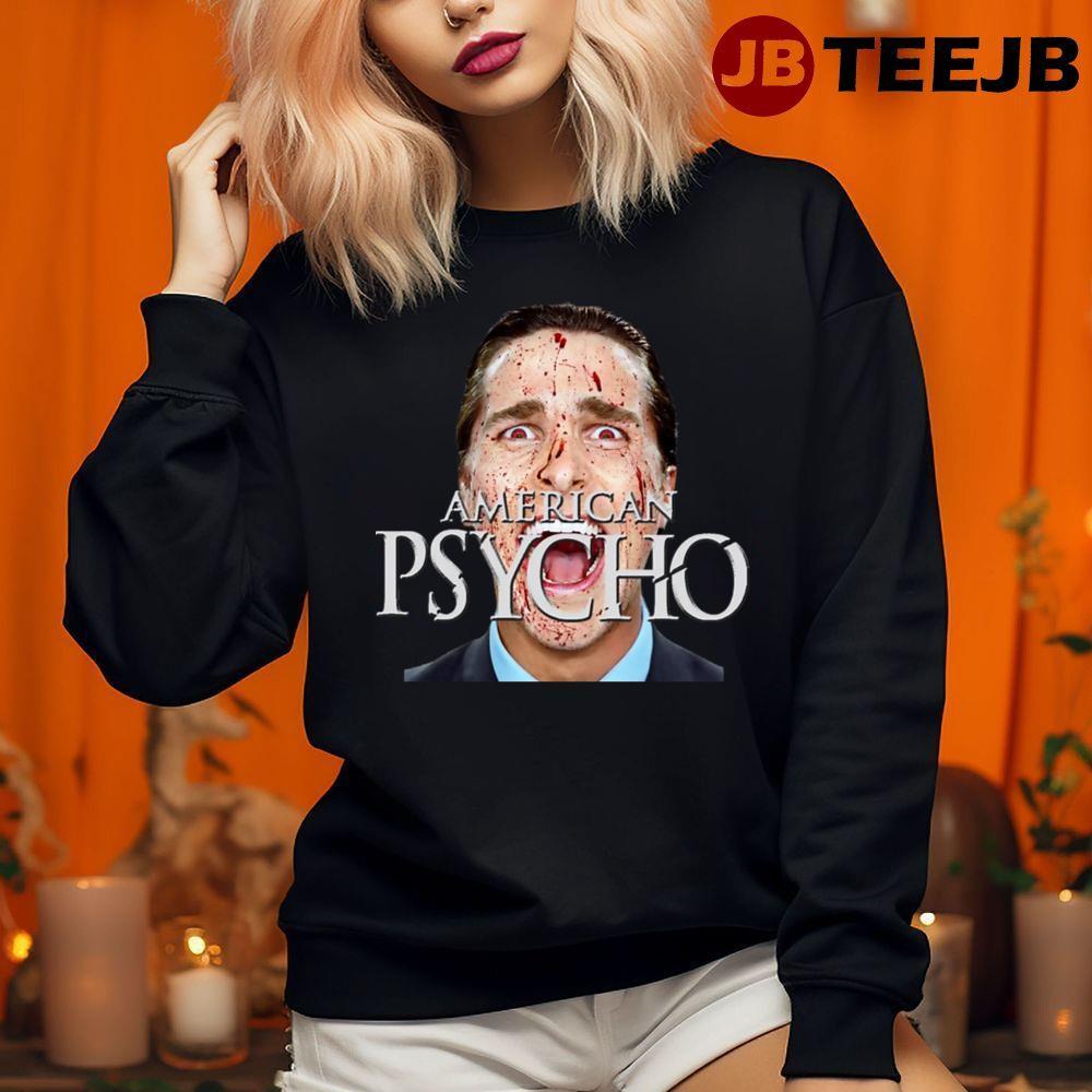 Horror Face Patrick Bateman Halloween TeeJB Unisex Sweatshirt