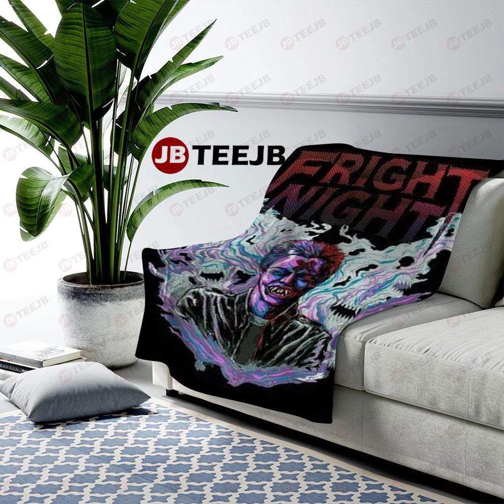 Horror Funny Fright Night Halloween TeeJB US Cozy Blanket