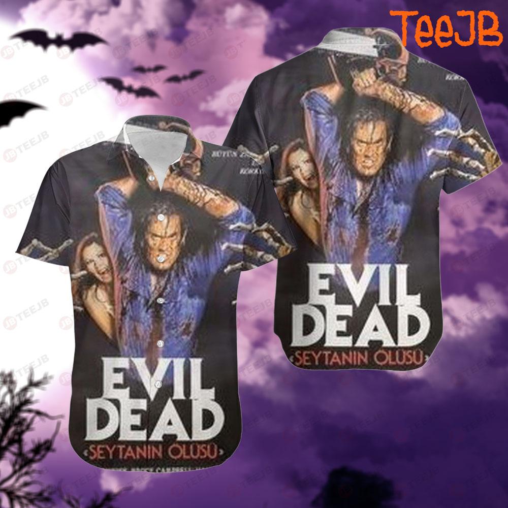 Horror Hand Ash Williams Evil Dead Ii Halloween TeeJB Hawaii Shirt